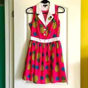 Sourpuss Pina Colada June Dress